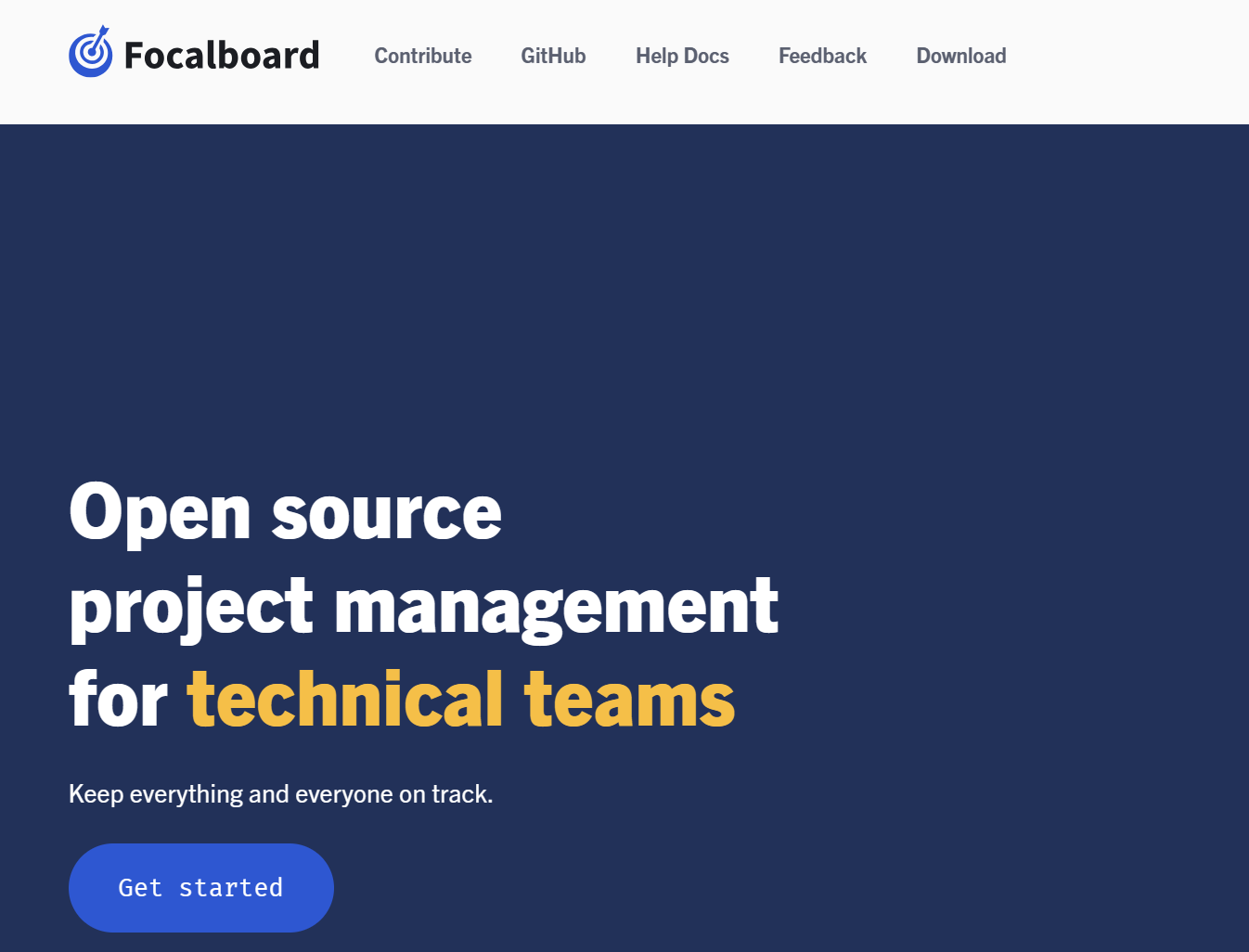 开源项目管理 focalboard